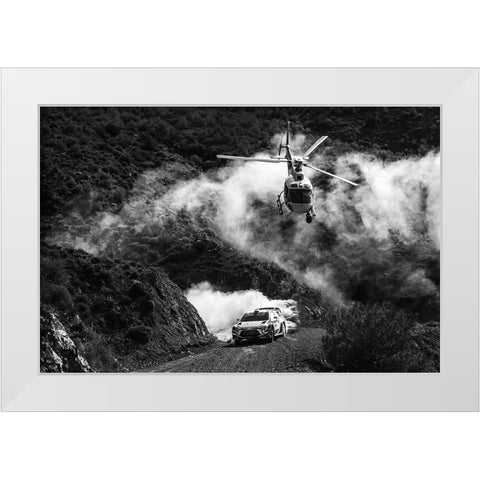 Turkey Rally White Modern Wood Framed Art Print by Szabo, Attila