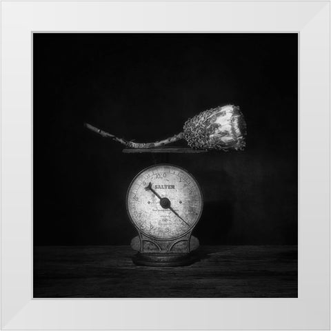 Simple Comme Bonjour . White Modern Wood Framed Art Print by Dingemans, Saskia