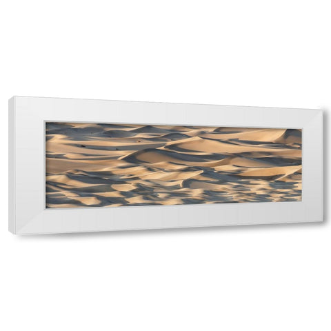 Sand Waves White Modern Wood Framed Art Print by Chapman, Michael