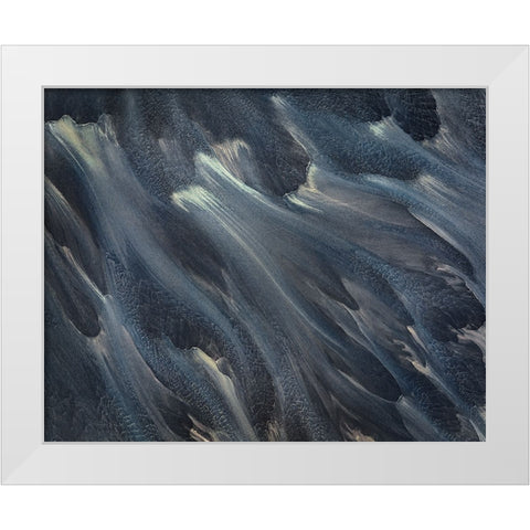 RIVer Bed White Modern Wood Framed Art Print by Dou, Shenshen