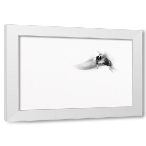 In...M O T I O N White Modern Wood Framed Art Print by Elkahlawi, Ahmed