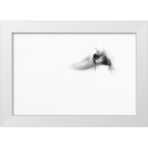 In...M O T I O N White Modern Wood Framed Art Print by Elkahlawi, Ahmed