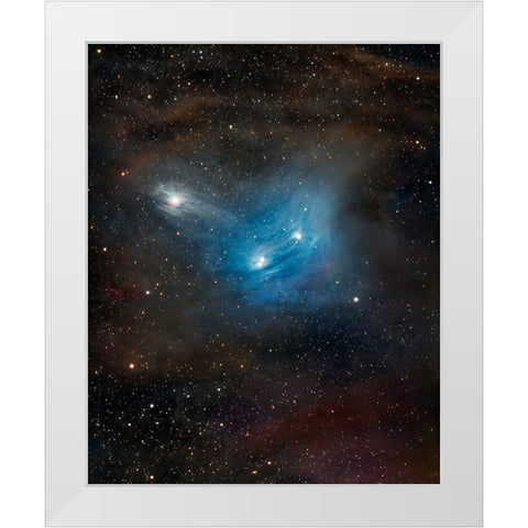 Vdb 102 White Modern Wood Framed Art Print by Chander, Vikas