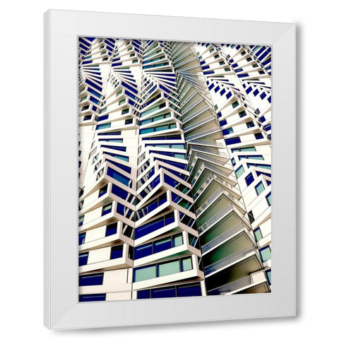 Rooms with a view White Modern Wood Framed Art Print by Wechsler, Robin