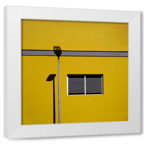 Urban Minimalism White Modern Wood Framed Art Print by Schuster, Inge