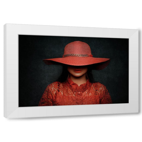 Ketutupan White Modern Wood Framed Art Print by Abdillah, Djayent