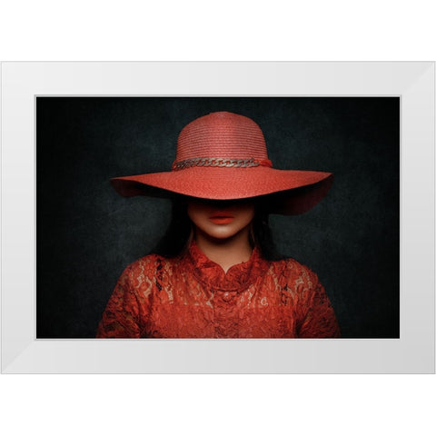 Ketutupan White Modern Wood Framed Art Print by Abdillah, Djayent