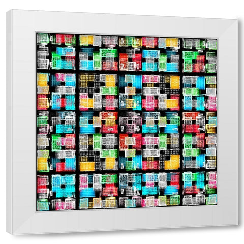 Amsterdam 52 White Modern Wood Framed Art Print by Shrayer, Igor