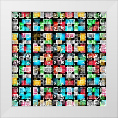 Amsterdam 52 White Modern Wood Framed Art Print by Shrayer, Igor