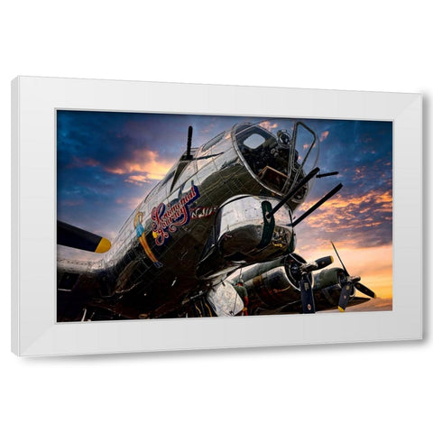 Sentimental Journey White Modern Wood Framed Art Print by Mccleave, Thomas