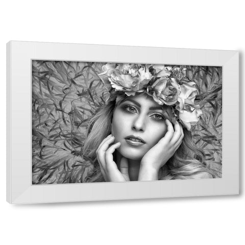Summer Dream White Modern Wood Framed Art Print by Watkins, Carmen