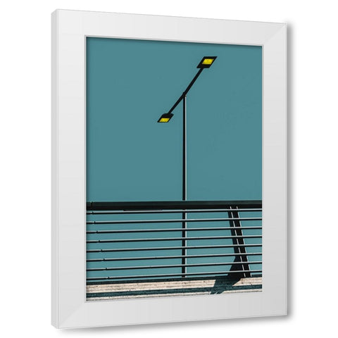 Daylight White Modern Wood Framed Art Print by Ruckert, Stephan