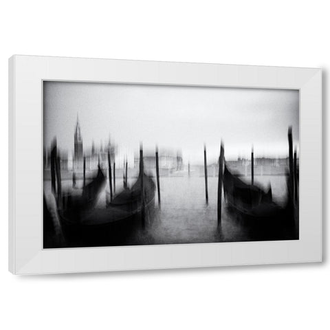 Sognare a Venezia White Modern Wood Framed Art Print by Hullot Scalvenzi, Benjamine