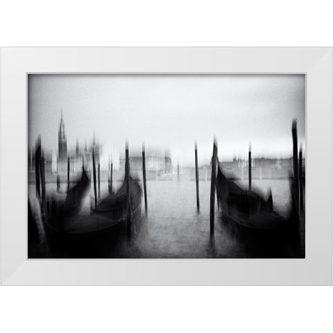 Sognare a Venezia White Modern Wood Framed Art Print by Hullot Scalvenzi, Benjamine