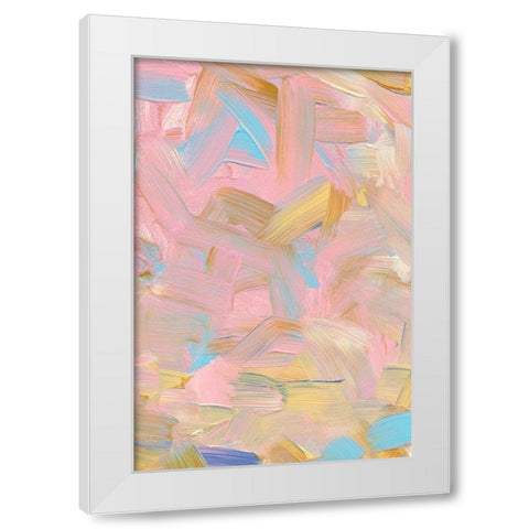 Playday White Modern Wood Framed Art Print by uplusmestudio