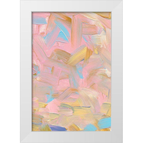 Playday White Modern Wood Framed Art Print by uplusmestudio