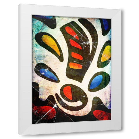 The abstraction White Modern Wood Framed Art Print by Kulik, Rafal