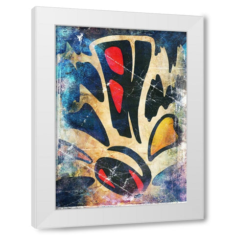 The abstraction White Modern Wood Framed Art Print by Kulik, Rafal