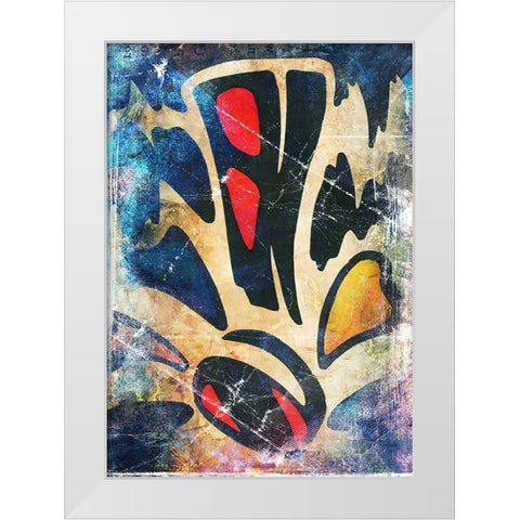 The abstraction White Modern Wood Framed Art Print by Kulik, Rafal
