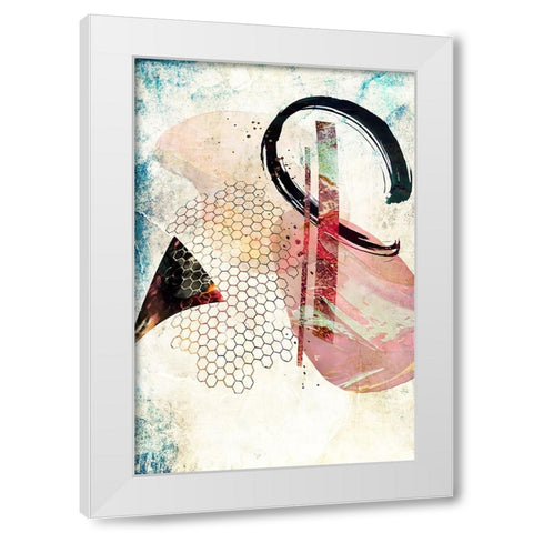 Boho art 16 White Modern Wood Framed Art Print by Kulik, Rafal