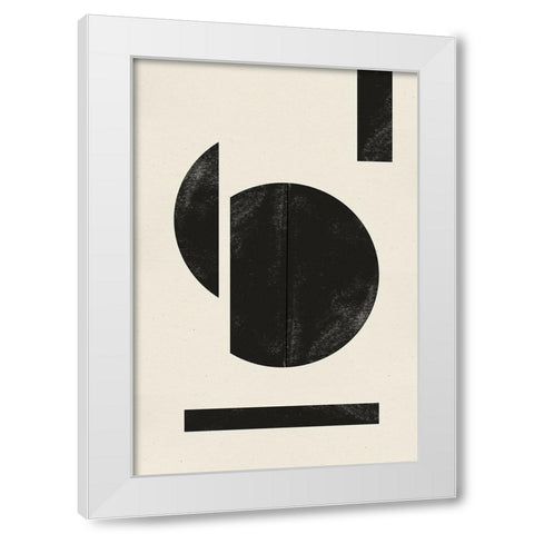 Zen Nr1 White Modern Wood Framed Art Print by The Miuus Studio
