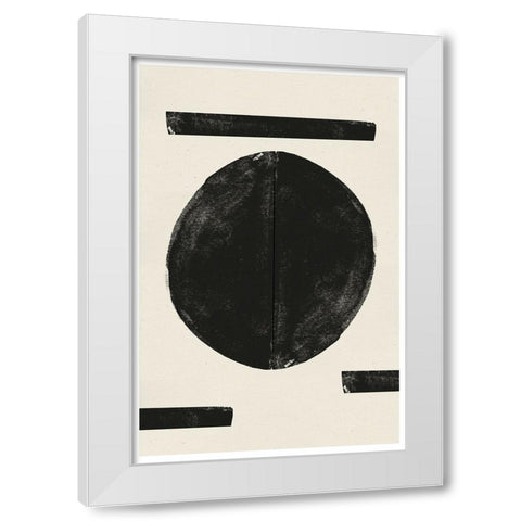 Zen Nr3 White Modern Wood Framed Art Print by The Miuus Studio