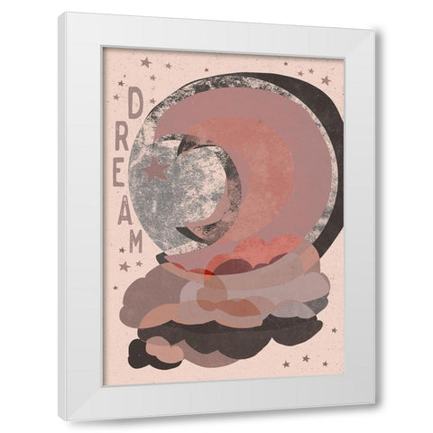 Dream (Light Version) White Modern Wood Framed Art Print by Treechild
