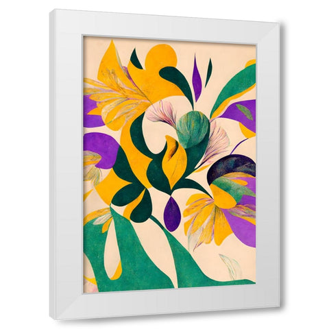 Spring flowers White Modern Wood Framed Art Print by Treechild