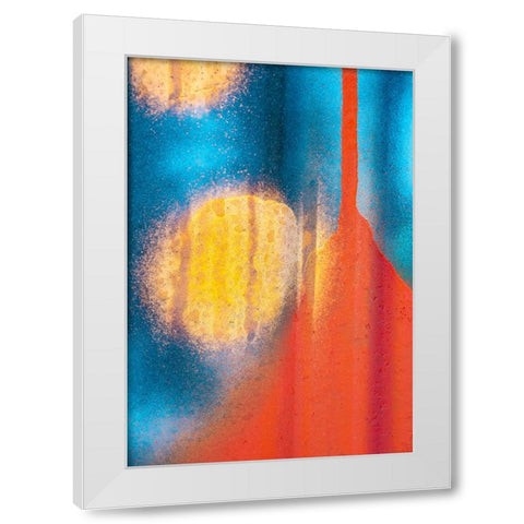 Untitled White Modern Wood Framed Art Print by Ali Amir, Abbas