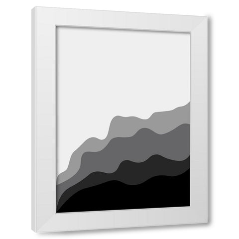 Mono White Modern Wood Framed Art Print by Grace Agustin, Wendy