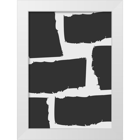 Maze White Modern Wood Framed Art Print by Grace Agustin, Wendy