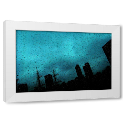 502 White Modern Wood Framed Art Print by Suzuki, Tatsuo