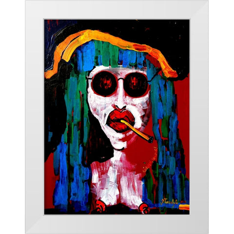 Richard White Modern Wood Framed Art Print by Belickiene, Julija