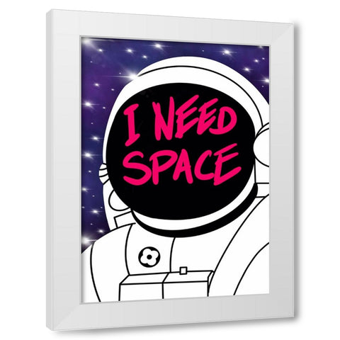 I need spece White Modern Wood Framed Art Print by Harstedt, Tomas