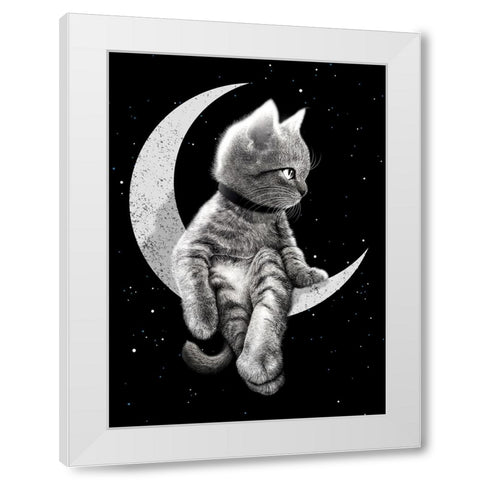 Dreamer2023 White Modern Wood Framed Art Print by Lawless, Adam