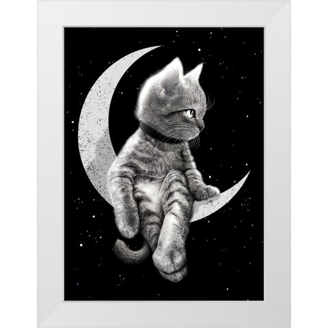 Dreamer2023 White Modern Wood Framed Art Print by Lawless, Adam
