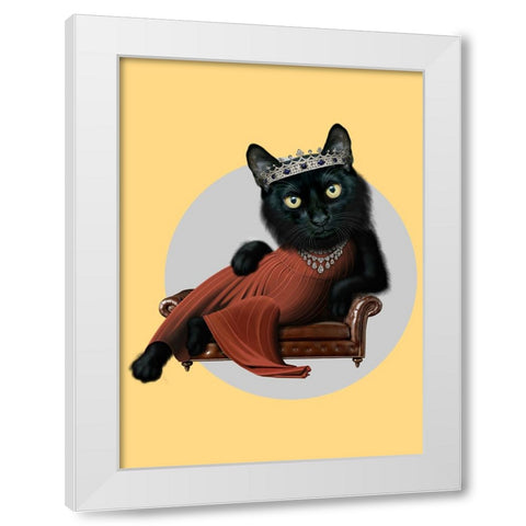 Lady Tara White Modern Wood Framed Art Print by Lawless, Adam