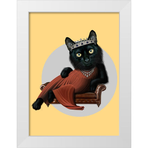 Lady Tara White Modern Wood Framed Art Print by Lawless, Adam