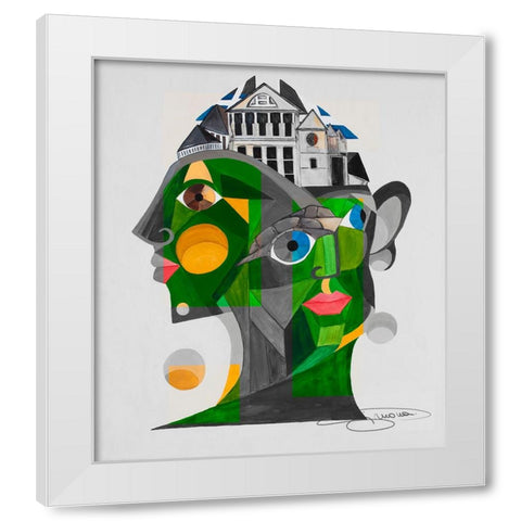 St. Andrews- Home of Golf White Modern Wood Framed Art Print by Florea, Simona