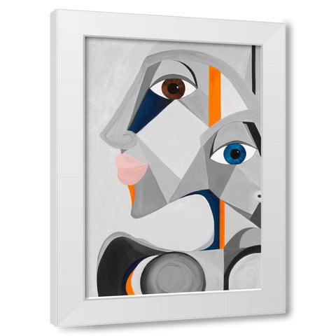Mon Petit Marinier White Modern Wood Framed Art Print by Florea, Simona