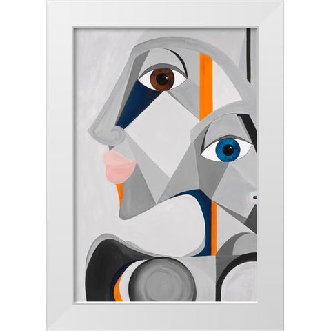 Mon Petit Marinier White Modern Wood Framed Art Print by Florea, Simona
