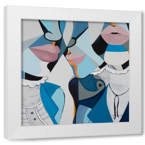 The Pankhursts White Modern Wood Framed Art Print by Florea, Simona