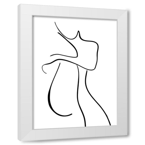 Daydreaming I White Modern Wood Framed Art Print by Laiz Blursbyai, Rosana