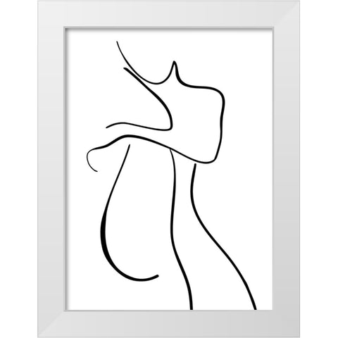 Daydreaming I White Modern Wood Framed Art Print by Laiz Blursbyai, Rosana