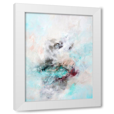 Chilled by the Ocean wind White Modern Wood Framed Art Print by Wattre, Francoise