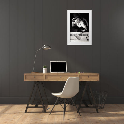 Alice White Modern Wood Framed Art Print by Platonova, Helena