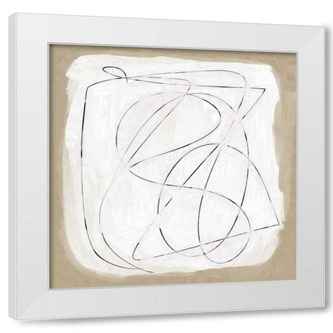 Format White Modern Wood Framed Art Print by Hobday, Dan