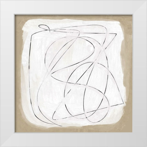 Format White Modern Wood Framed Art Print by Hobday, Dan
