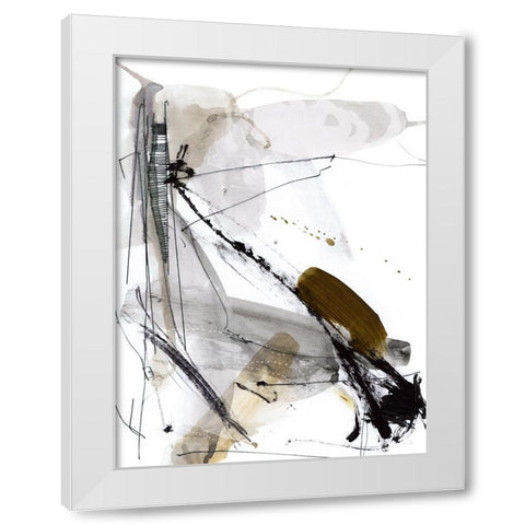 Lighthouse White Modern Wood Framed Art Print by Hobday, Dan