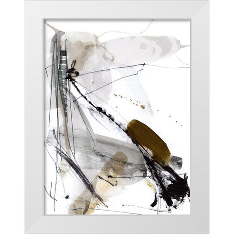 Lighthouse White Modern Wood Framed Art Print by Hobday, Dan